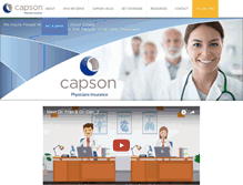 Tablet Screenshot of capson.com
